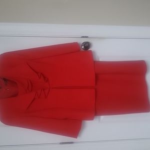 Preston and York Coral dressy two piece with belt